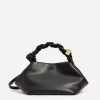 Ganni Bags^Bou Black Knotted Handle Bag