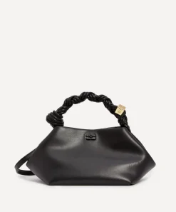Ganni Bags^Bou Black Knotted Handle Bag