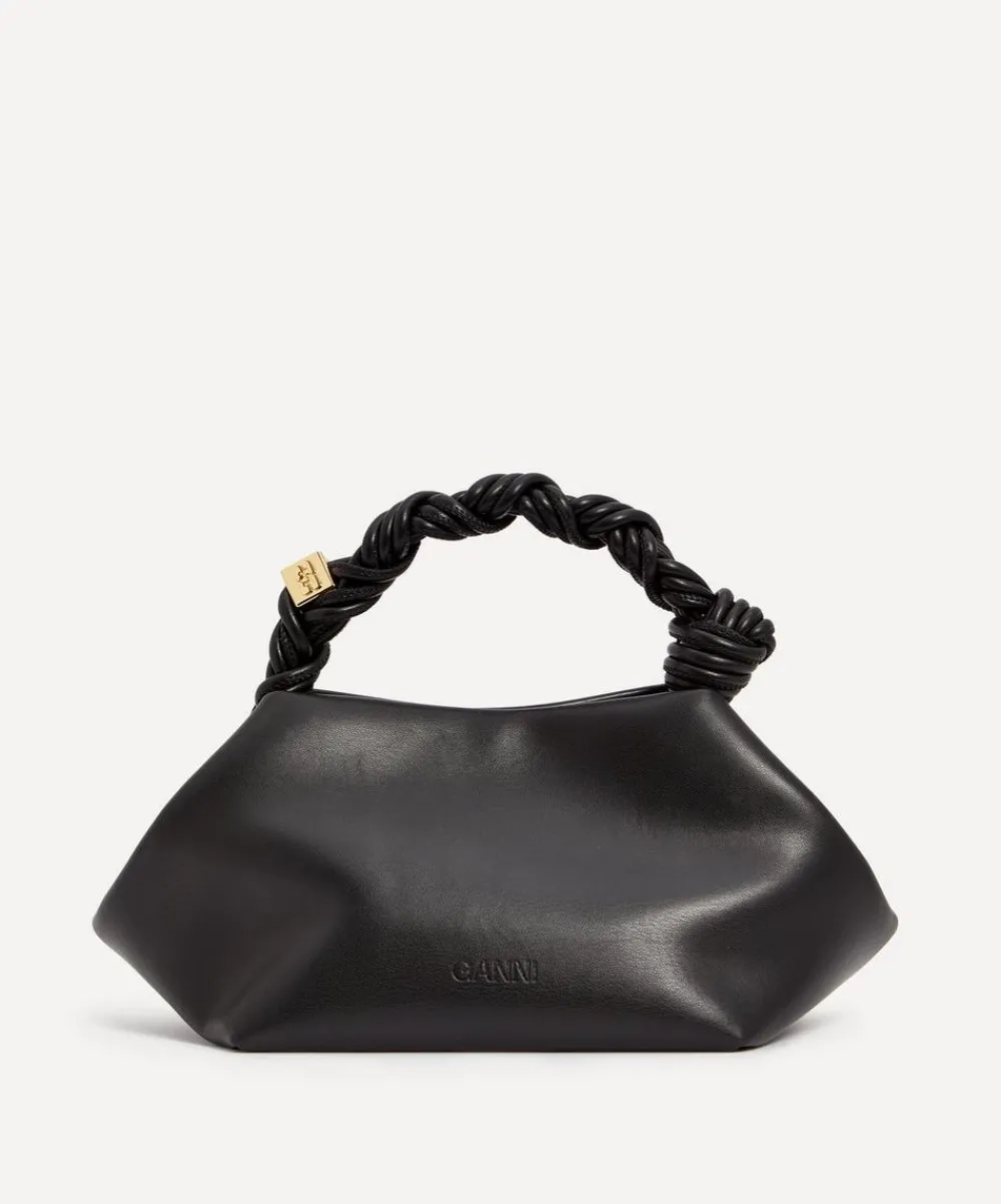 Ganni Bags^Bou Black Knotted Handle Bag