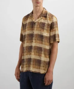 Dries Van Noten Shirts^Boxy Viscose Check Shirt