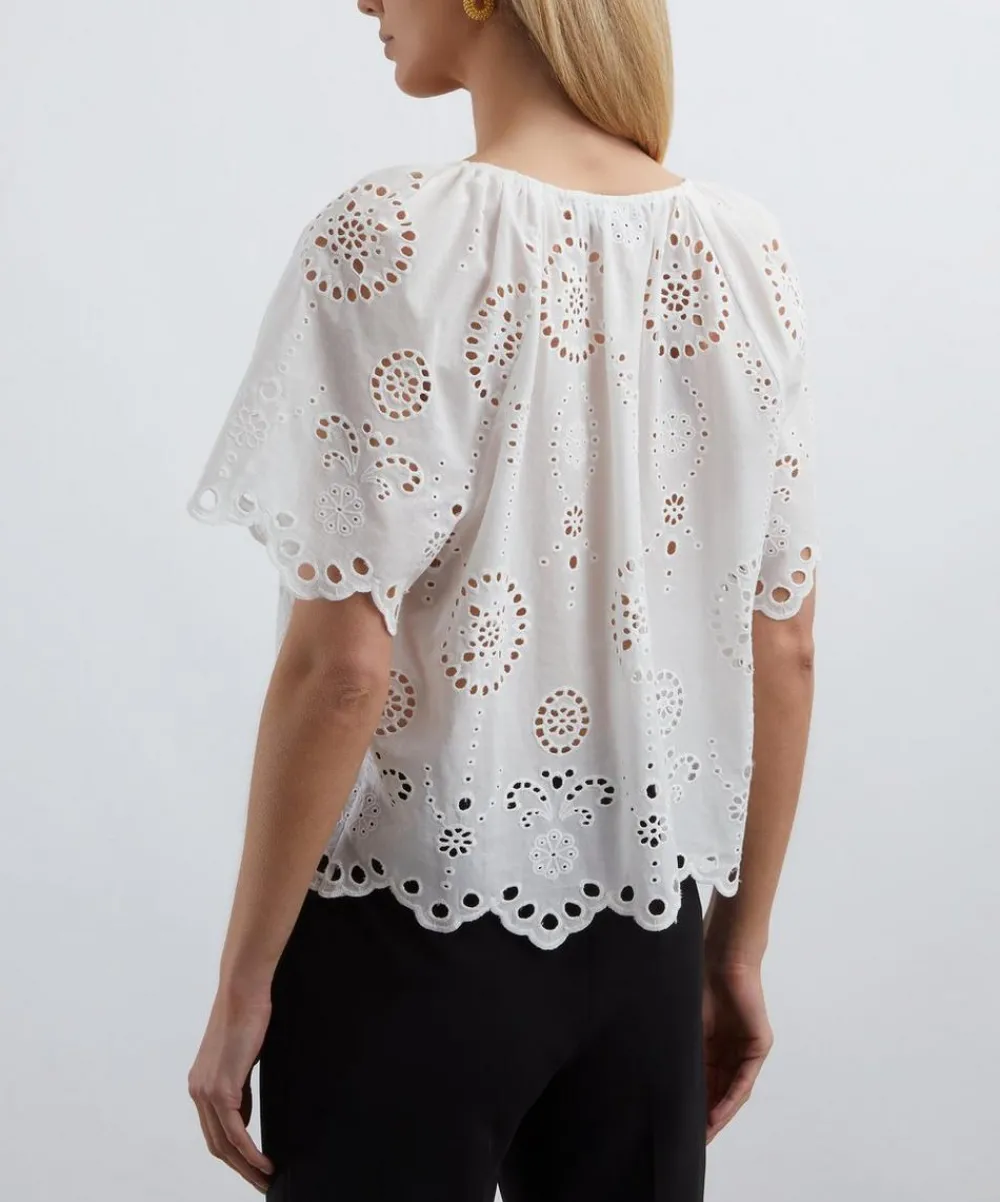 Matteau Tops^Broderie Blouse