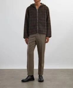 Our Legacy Coats & Jackets^Brown Checked Hooded Jacket