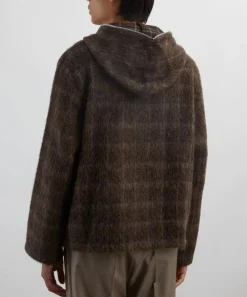 Our Legacy Coats & Jackets^Brown Checked Hooded Jacket