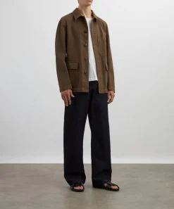 Dries Van Noten Coats & Jackets^Brown Cotton Twill Chore Jacket