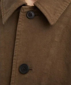 Dries Van Noten Coats & Jackets^Brown Cotton Twill Chore Jacket