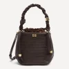Ganni Bags^Brown Croco Bou Bucket Bag