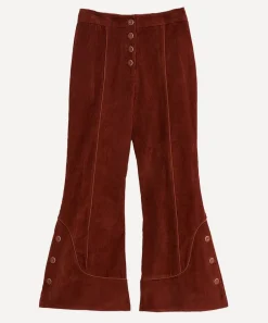 FARM Rio Trousers & Shorts^Brown Flare Trousers