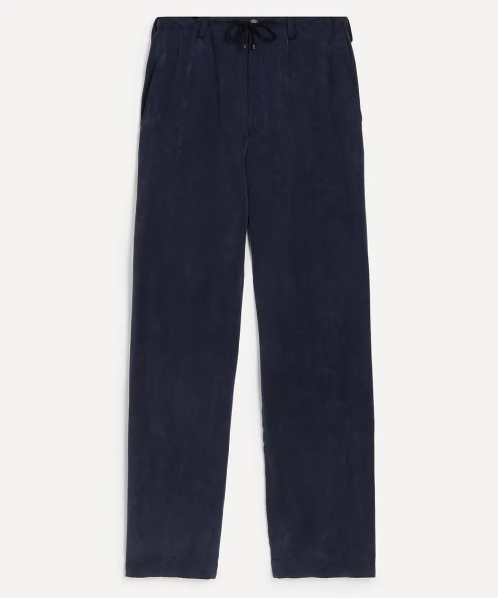 Dries Van Noten Trousers^Brushed Satin Drawstring Trousers