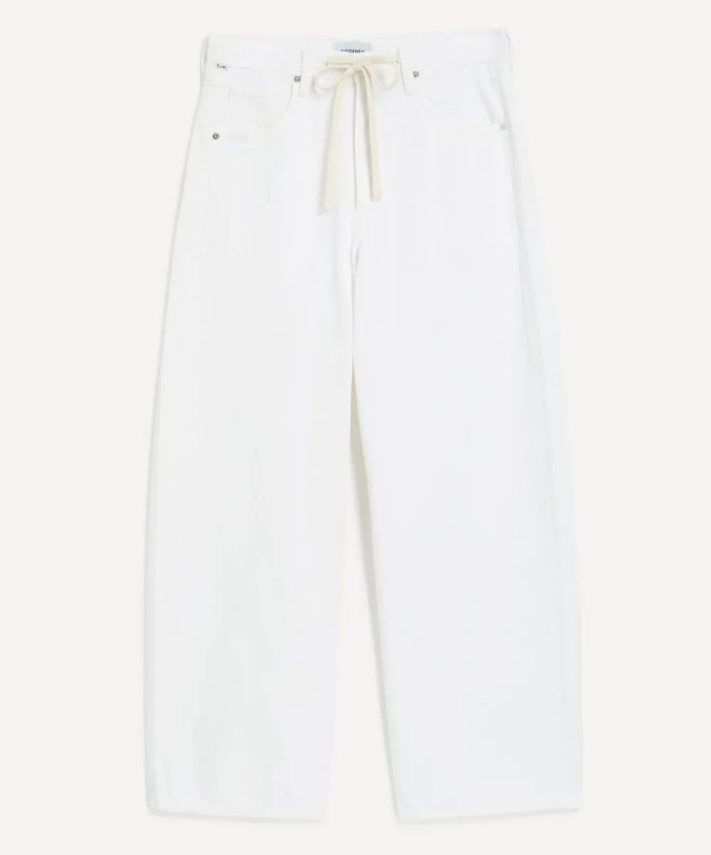 Citizens of Humanity Trousers & Shorts^Brynn Drawstring Denim Trousers in Tulip