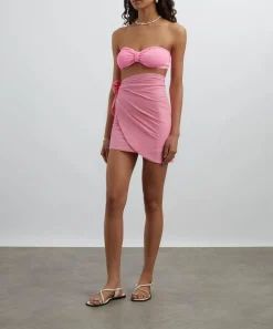 Hunza G Swimwear^Bubblegum Short UPF 50 Sarong