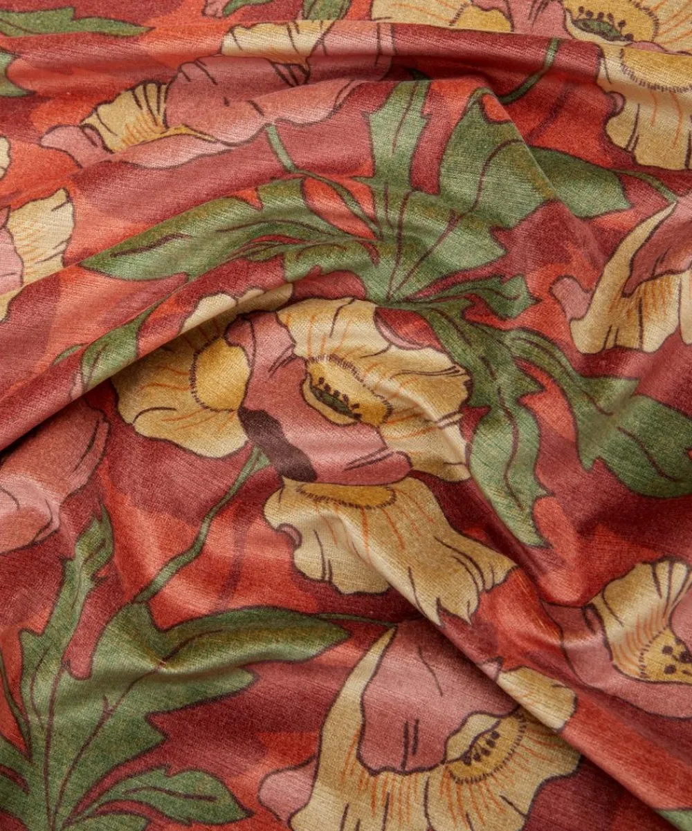 Liberty Interiors Furnishing Fabrics^Butterfield Downley Velvet in Lacquer