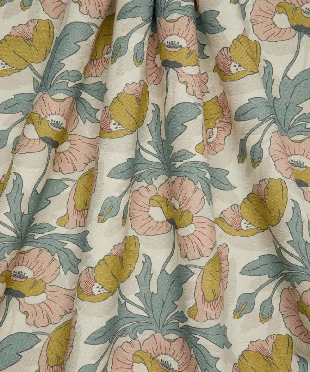 Liberty Interiors Furnishing Fabrics^Butterfield Guro Linen in Lichen