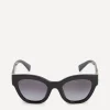 Miu Miu Sunglasses & Glasses^Butterfly Black Acetate Sunglasses