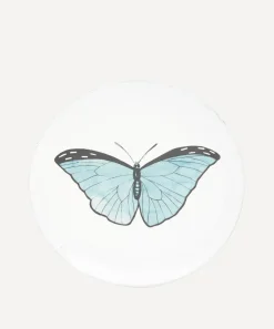Astier de Villatte Tableware^Butterfly Dinner Plate