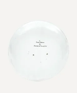 Astier de Villatte Tableware^Butterfly Dinner Plate