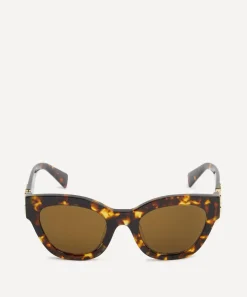 Miu Miu Sunglasses & Glasses^Butterfly Havana Acetate Sunglasses