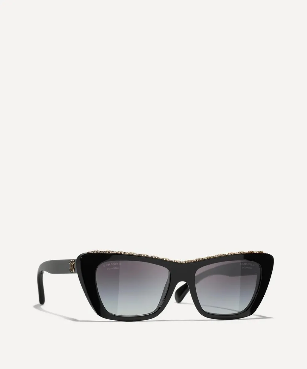 CHANEL Sunglasses & Glasses^Butterfly Sunglasses