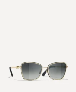 CHANEL Sunglasses & Glasses^Butterfly Sunglasses