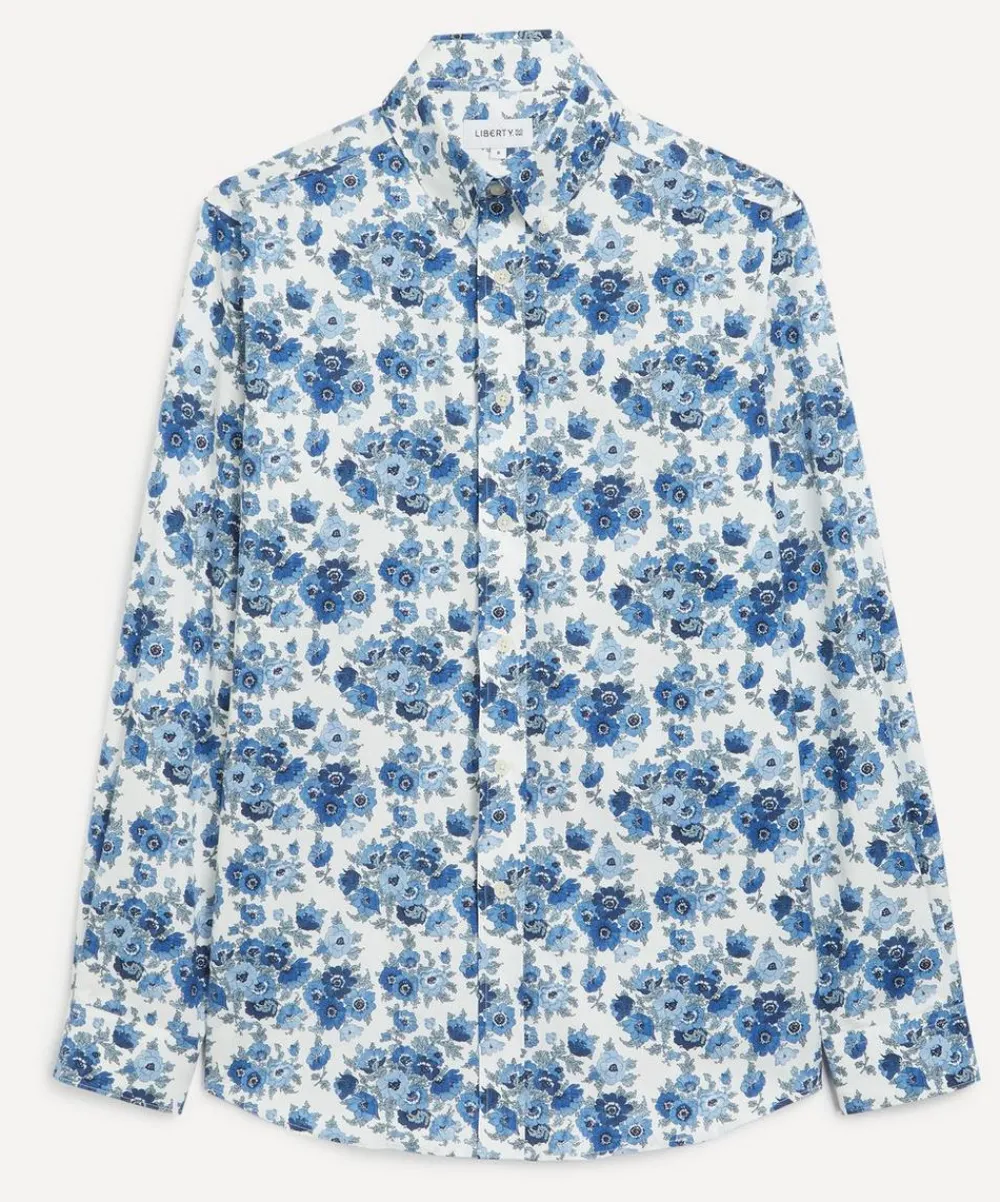 Liberty Shirts^Button-Down Regular Fit Cotton Shirt in Madeleine Anemone