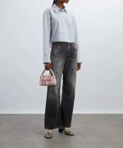 Acne Studios Tops^Button-Up Logo Stamp Shirt
