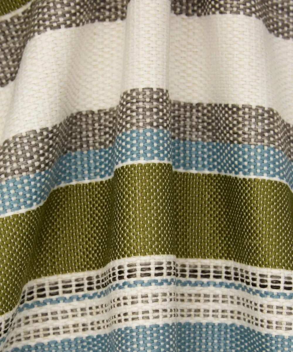 Liberty Interiors Furnishing Fabrics^Cabana Stripe Dixster in Pewter – Outdoor
