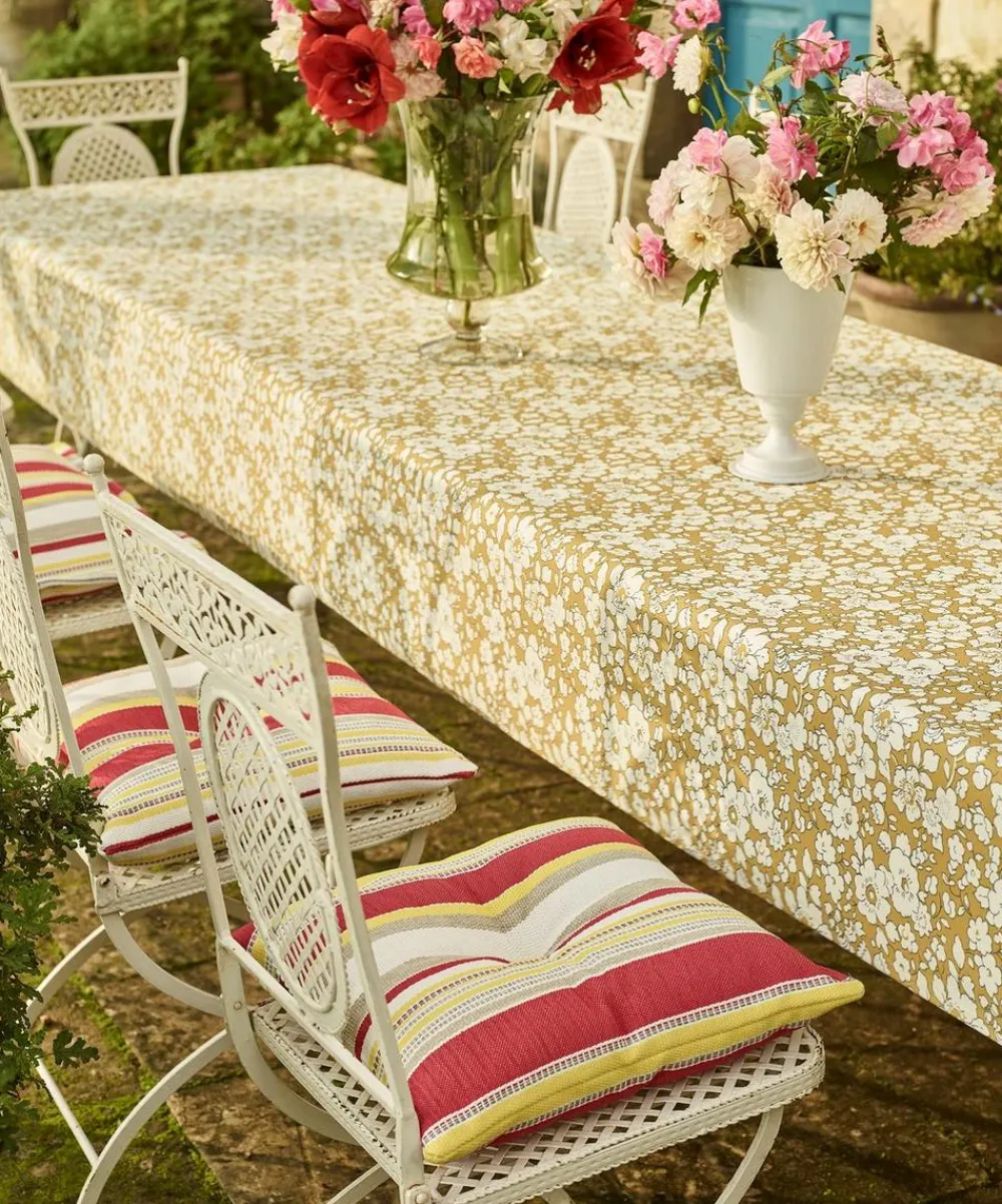 Liberty Interiors Furnishing Fabrics^Cabana Stripe Dixster in Lacquer – Outdoor
