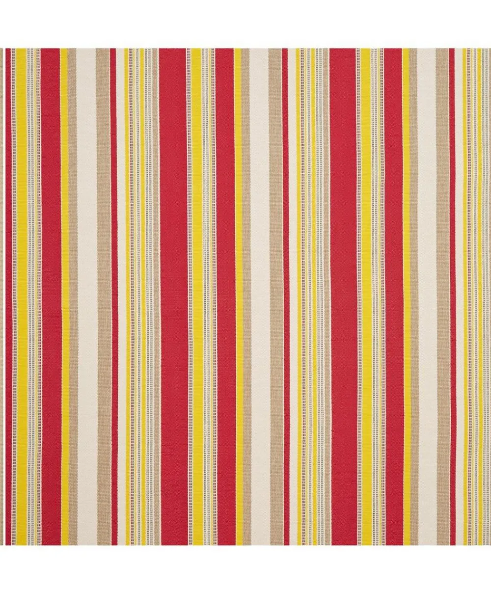 Liberty Interiors Furnishing Fabrics^Cabana Stripe Dixster in Lacquer – Outdoor