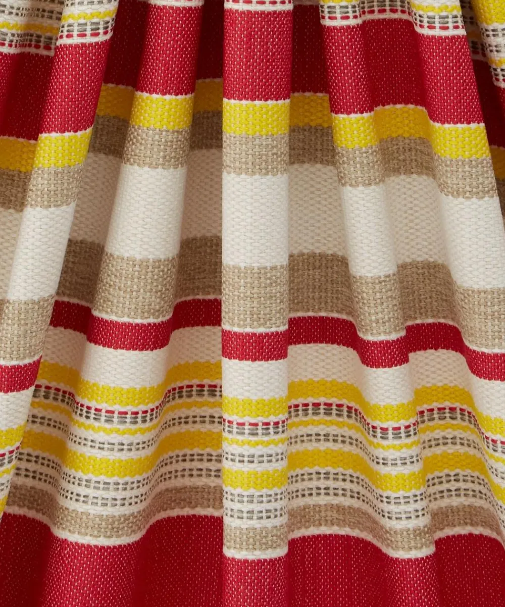 Liberty Interiors Furnishing Fabrics^Cabana Stripe Dixster in Lacquer – Outdoor