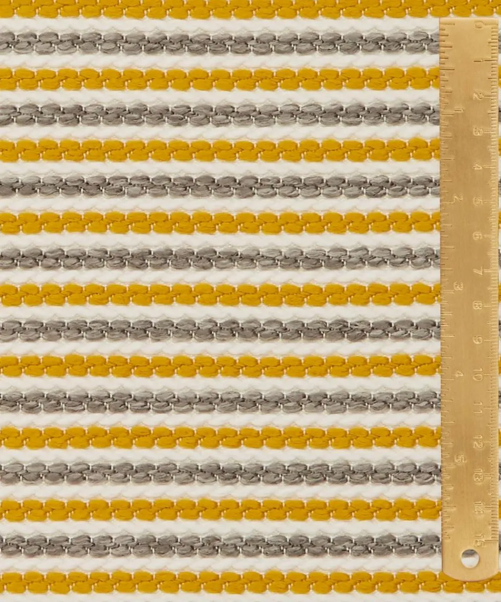 Liberty Interiors Furnishing Fabrics^Candy Stripe Harlow in Fennel – Outdoor