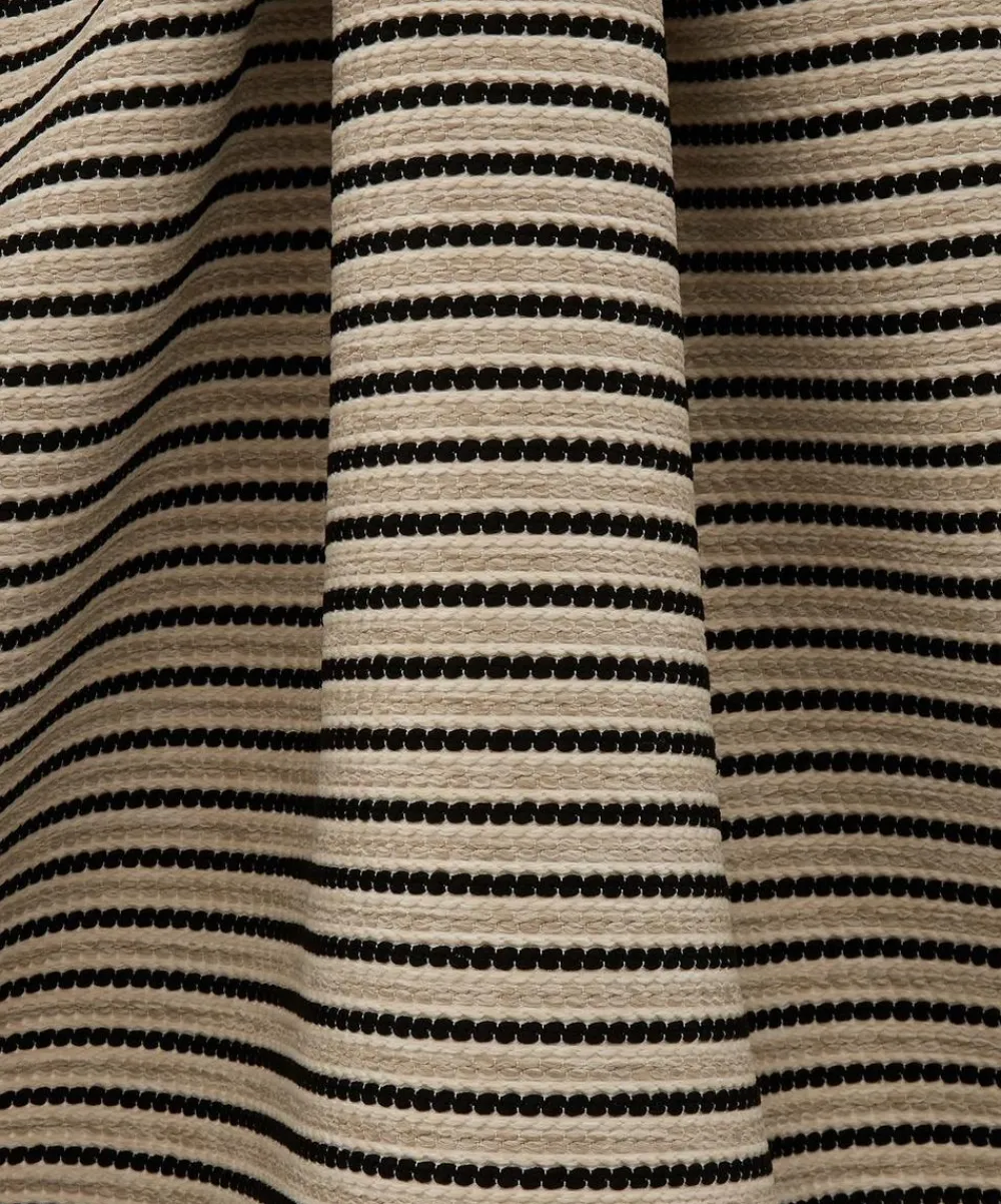 Liberty Interiors Furnishing Fabrics^Candy Stripe Harlow in Pewter – Outdoor