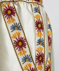 Bode Shorts^Candyfloss Embroidered Shorts