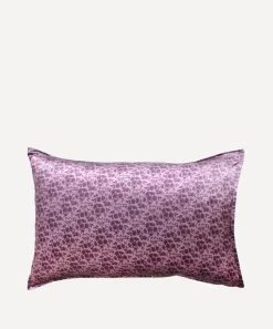Coco & Wolf Bedding^Capel Aubergine Silk Satin Pillowcases Set of Two
