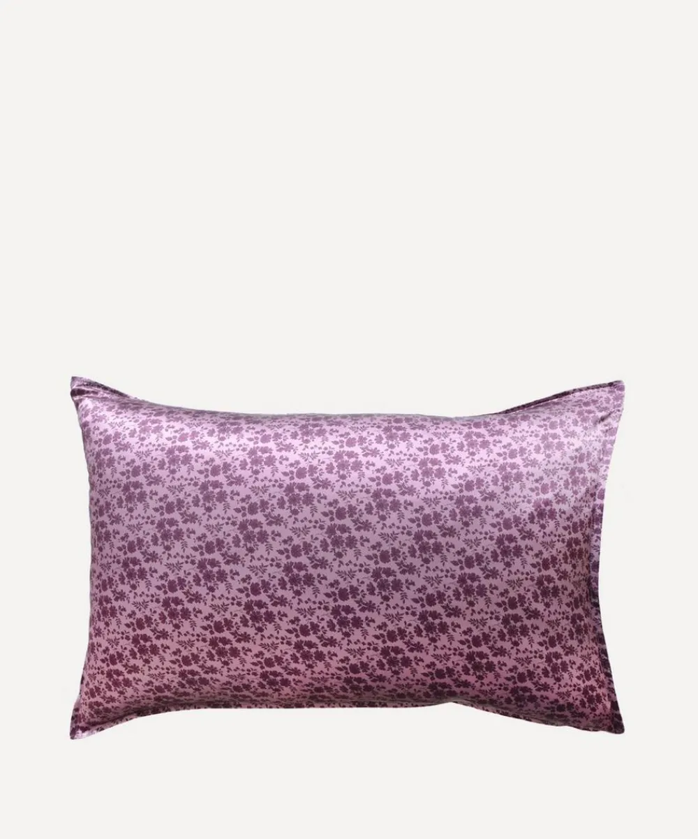 Coco & Wolf Bedding^Capel Aubergine Silk Satin Pillowcases Set of Two