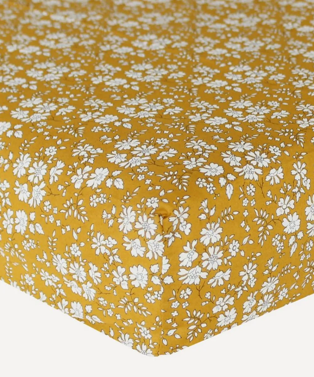 Coco & Wolf Bedding^Capel Mustard Tana Lawn™ Cotton Double Fitted Sheet
