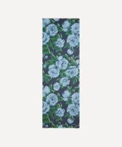 Liberty Scarves^Carline Blur 70x200 Wool-Silk Scarf