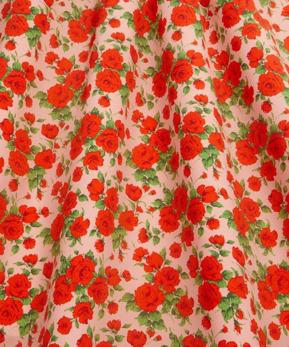 Liberty Fabrics Classic Silks|Crepe De Chine^Carline Rose Crepe de Chine