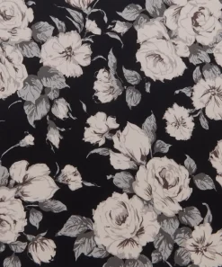 Liberty Fabrics Classic Silks|Silk Satin^Carline Rose Silk Satin