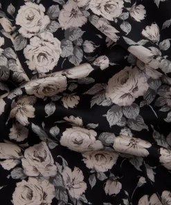 Liberty Fabrics Classic Silks|Silk Satin^Carline Rose Silk Satin