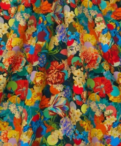 Liberty Fabrics Crepe De Chine^Carrie Mary Crepe de Chine