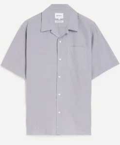 Norse Projects Shirts^Carsten Cotton-Tencel Short-Sleeve Shirt