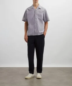 Norse Projects Shirts^Carsten Cotton-Tencel Short-Sleeve Shirt
