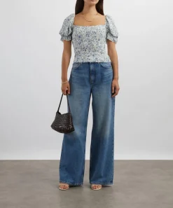 Reformation Jeans^Cary High-Rise Slouchy Wide-Leg Jeans