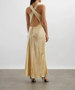 Reformation Dresses^Cassette Blonde Silk Dress