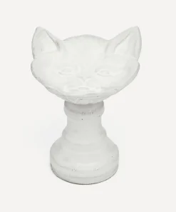 Astier de Villatte Ornaments^Cat Dish on Foot