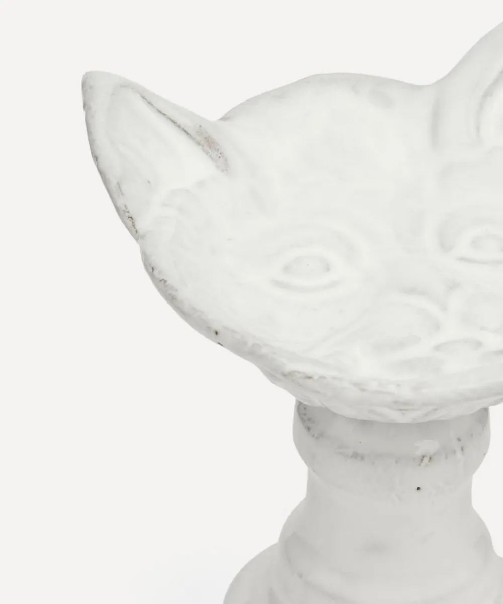 Astier de Villatte Ornaments^Cat Dish on Foot