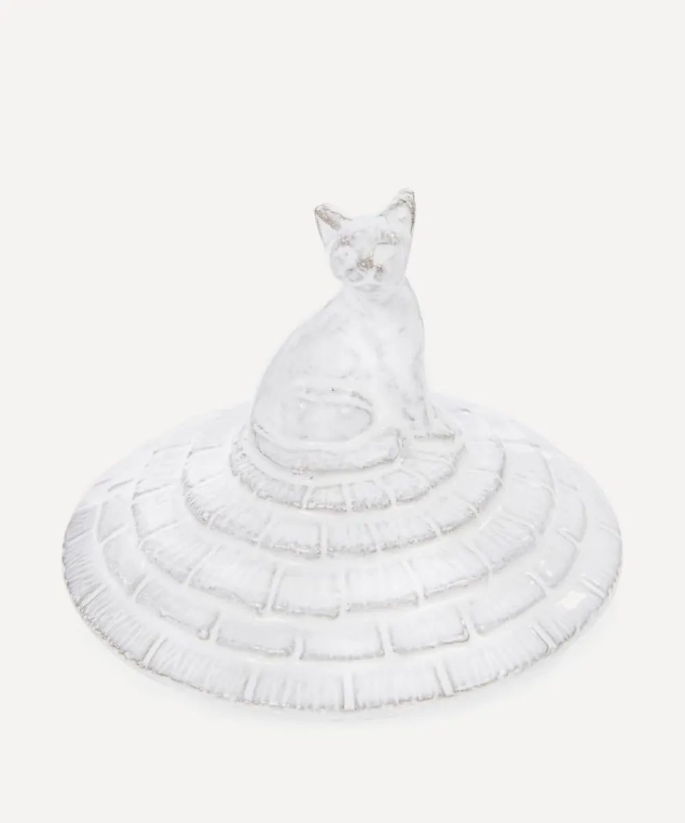 Astier de Villatte Candles & Candle Holders^Cat Glazed Terracotta Candle Topper