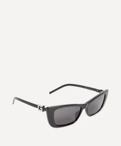 Gucci Sunglasses & Glasses^Cat-Eye Black G Logo Sunglasses