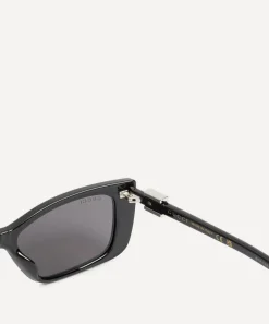 Gucci Sunglasses & Glasses^Cat-Eye Black G Logo Sunglasses