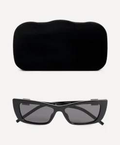 Gucci Sunglasses & Glasses^Cat-Eye Black G Logo Sunglasses