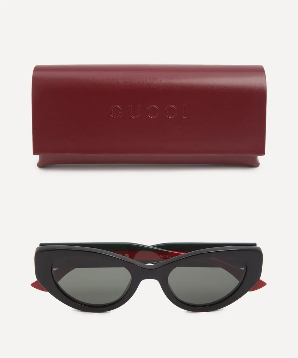 Gucci Sunglasses & Glasses^Cat-Eye Injection Sunglasses